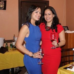 Open back cocktail dress